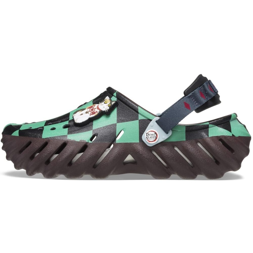 Imagem 2 do produto Sandália Crocs Demon Slayer Echo Clog Mocha - Adulto