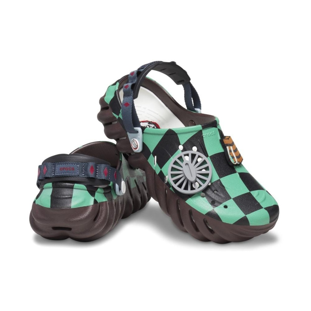Imagem 3 do produto Sandália Crocs Demon Slayer Echo Clog Mocha - Adulto
