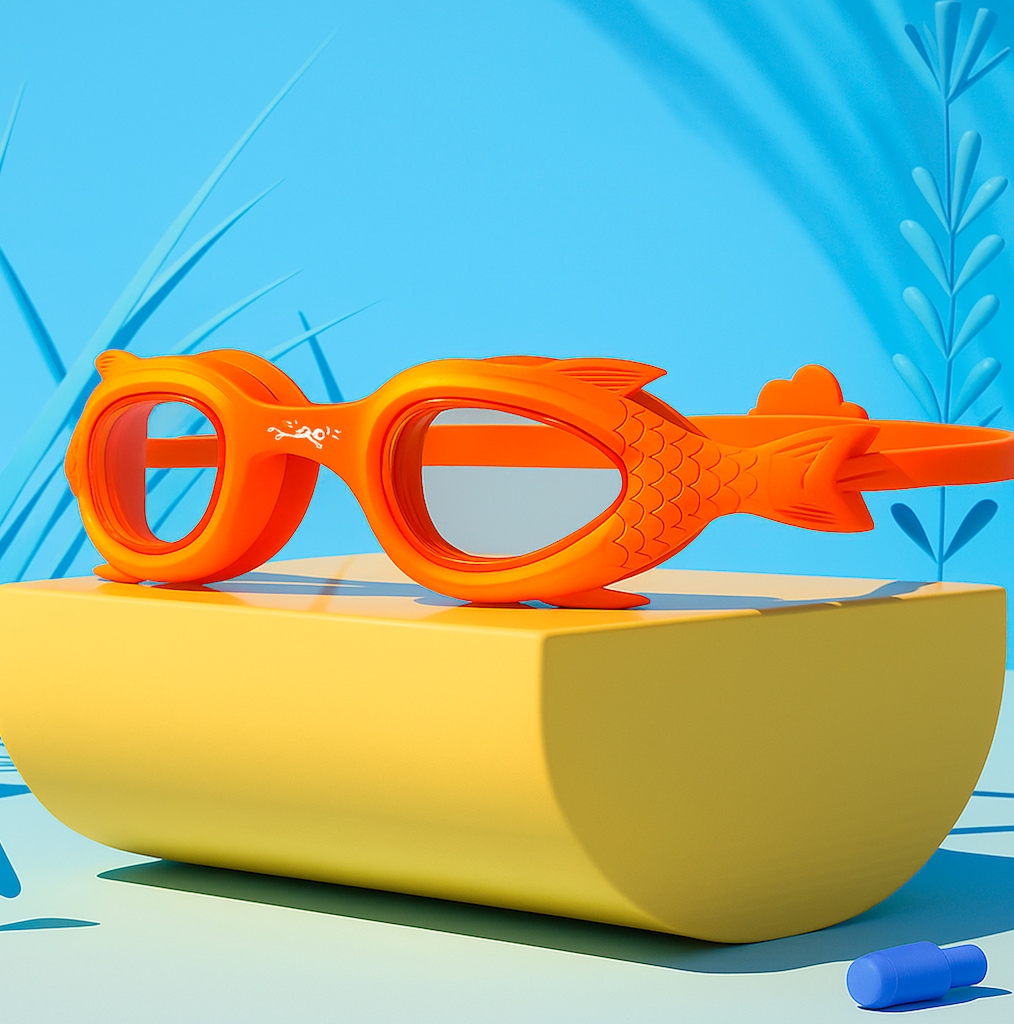 Imagem 4 do produto Óculos de Natação Gold Sports Little Fashion Fish High Definition 7,0