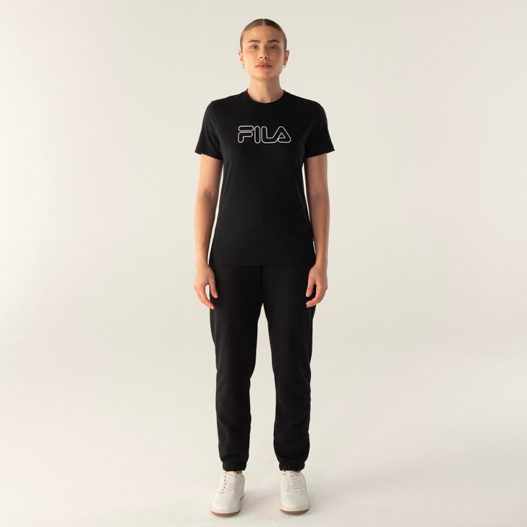 Imagem 3 do produto Camiseta Fila Regular Basic Outline Feminina