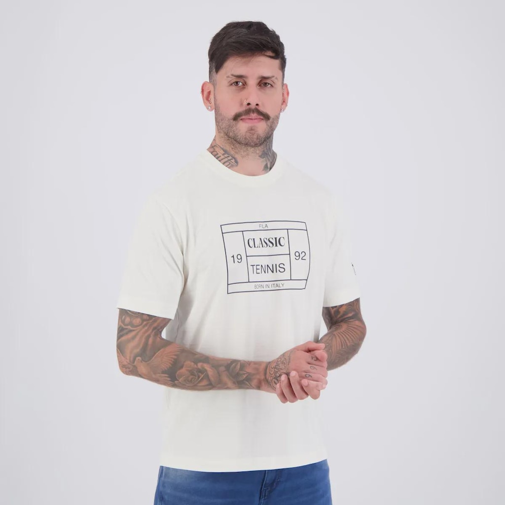 Imagem 2 do produto Camiseta Fila Comfort Tennis Union Classics Masculina