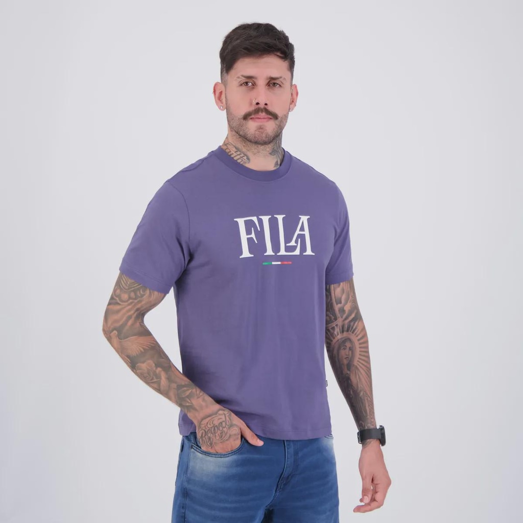 Imagem 2 do produto Camiseta Fila Regular Italy Letter Masculina