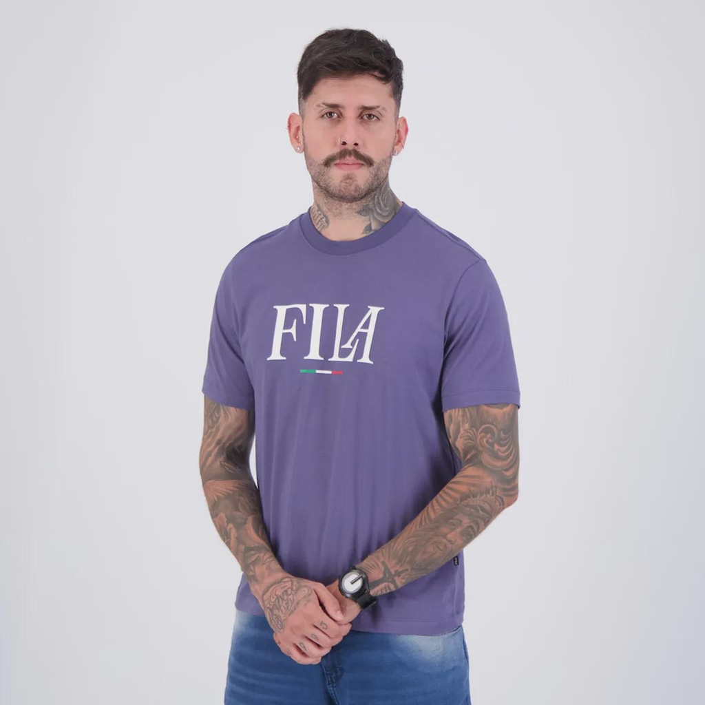 Imagem 3 do produto Camiseta Fila Regular Italy Letter Masculina