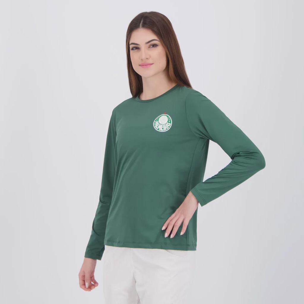 Imagem 3 do produto Camisa Palmeiras Brave II UV Manga Longa Feminina
