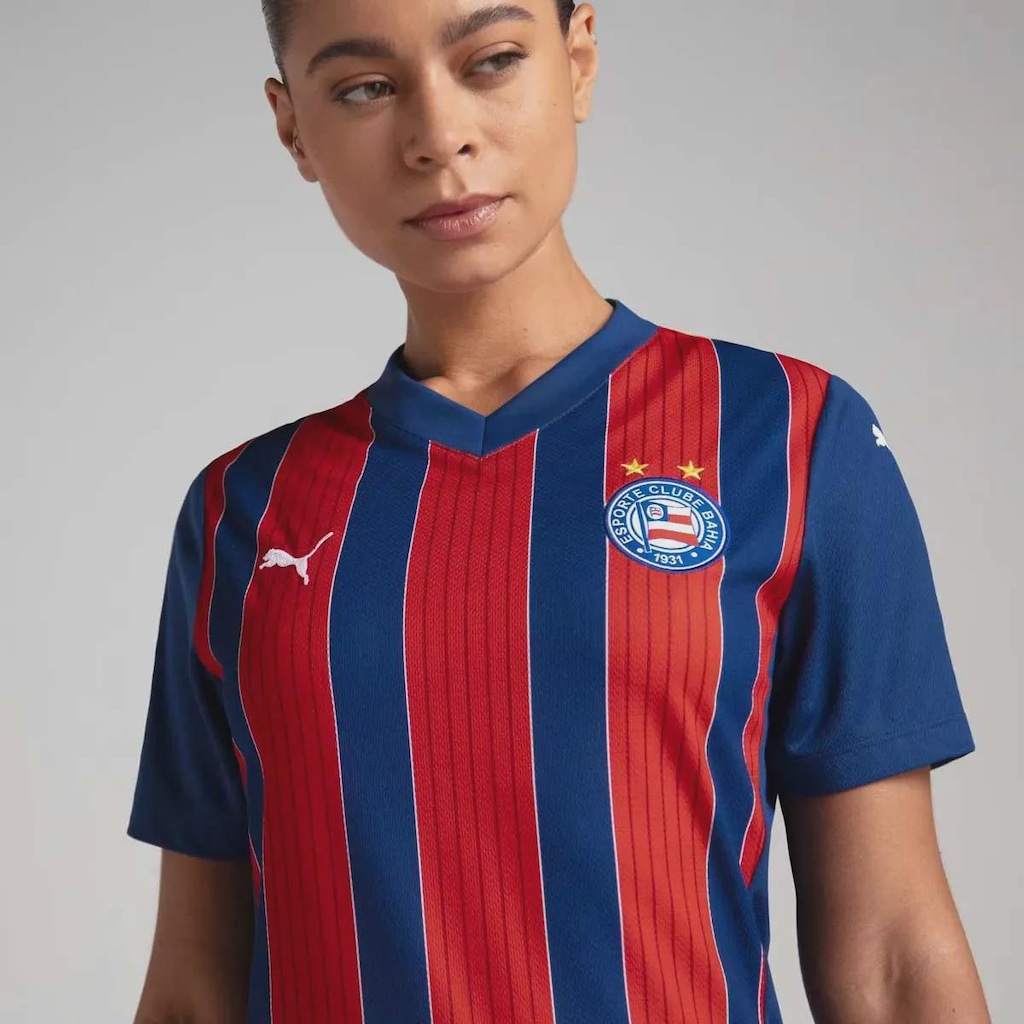 Imagem 4 do produto Camisa do Bahia II 2025 Puma 10 E. Ribeiro Feminina
