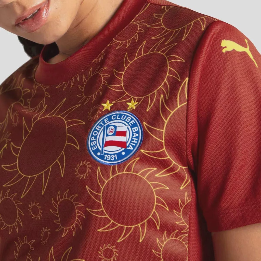 Imagem 5 do produto Camisa do Bahia III 2025 Puma 8 Cauly Feminina