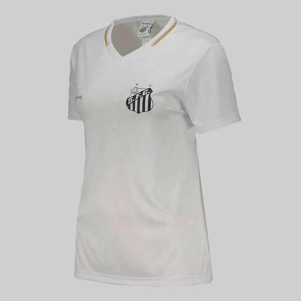Imagem 3 do produto Camisa Santos Deslocar 10 Neymar Jr Feminina