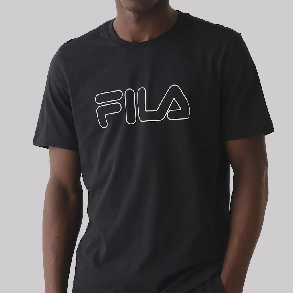 Imagem 5 do produto Camiseta Fila Regular Letter Outline Masculino