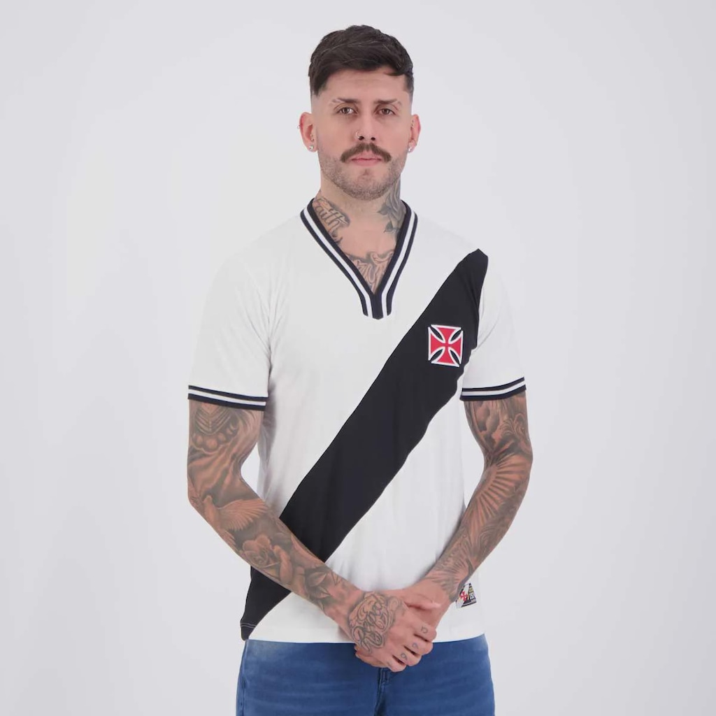 Imagem 2 do produto Camisa Vasco Retrô 1974 Nº 10 Masculina