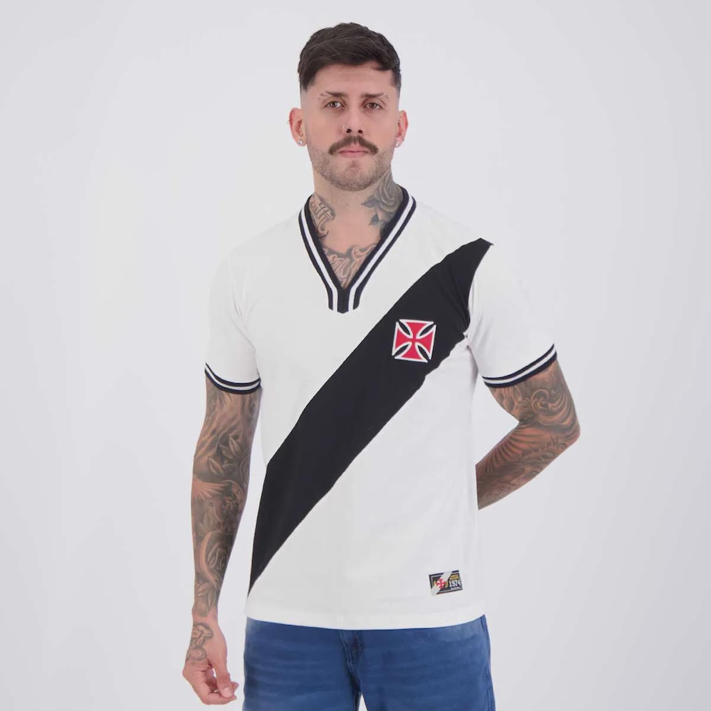 Imagem 3 do produto Camisa Vasco Retrô 1974 Nº 10 Masculina