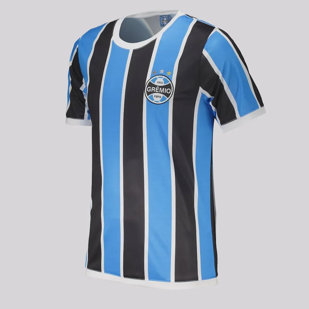 Imagem 3 do produto Camisa Grêmio Escudo Tricolor 4 Kannemann Masculina