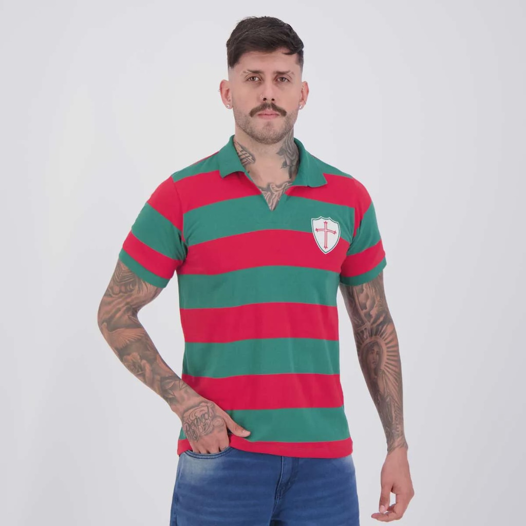 Imagem 2 do produto Camisa Portuguesa Retrô 1968 Listrada Masculina
