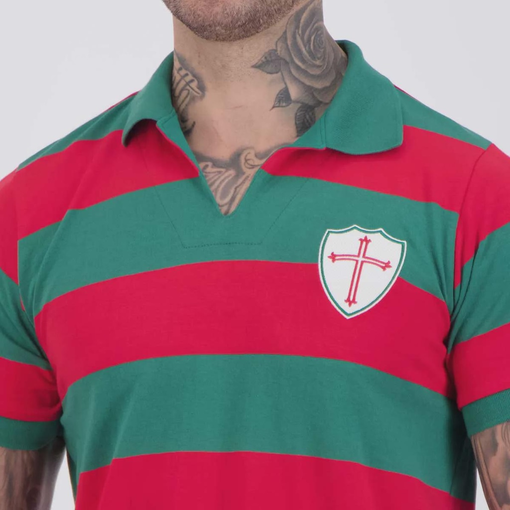 Imagem 5 do produto Camisa Portuguesa Retrô 1968 Listrada Masculina