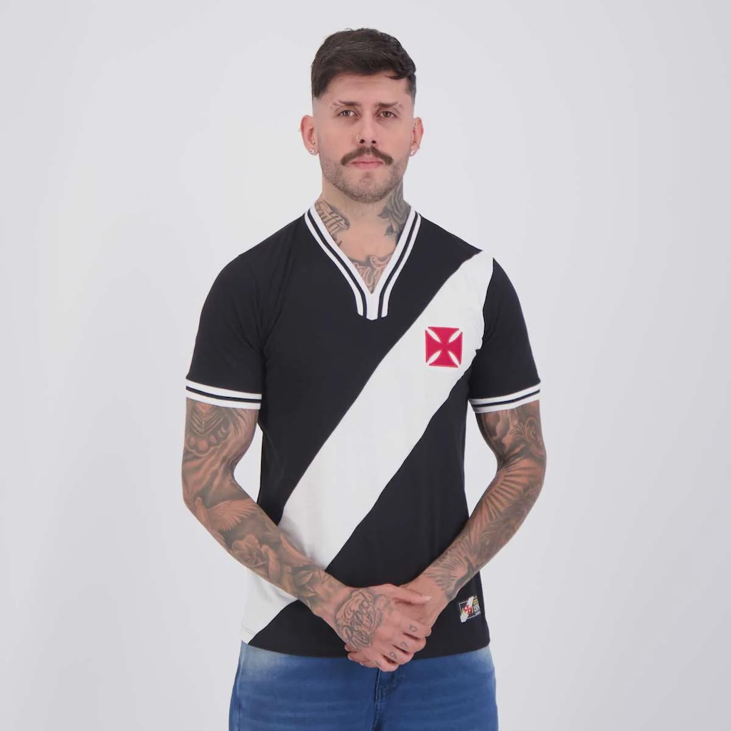 Imagem 2 do produto Camisa do Vasco Retrô 1974 Nº 10 Masculina