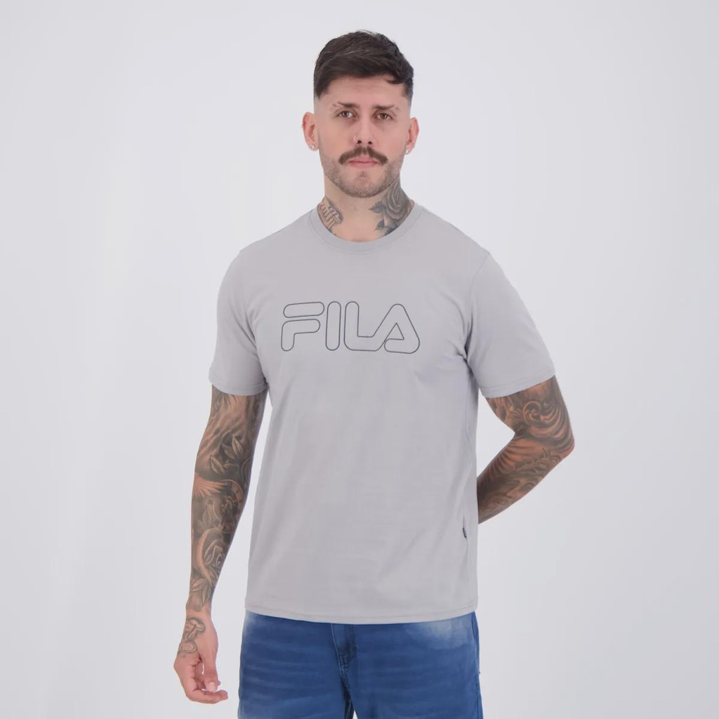 Imagem 3 do produto Camiseta Fila Regular Letter Outline Masculina