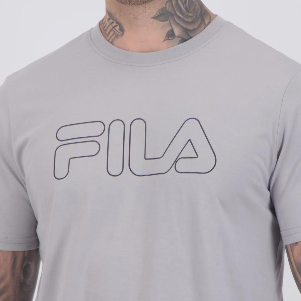 Imagem 5 do produto Camiseta Fila Regular Letter Outline Masculina