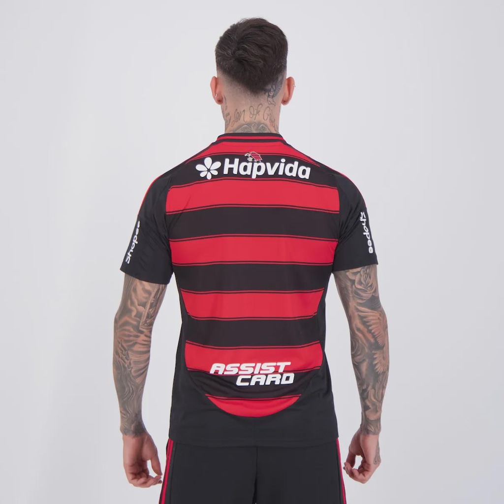 Imagem 4 do produto Camisa adidas CR Flamengo I 2025 Com Patrocínio Masculina