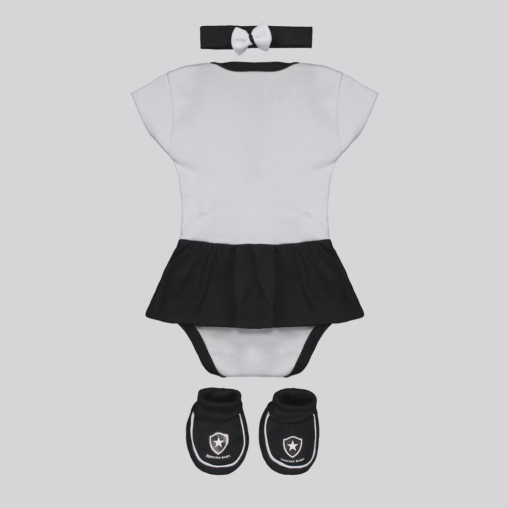 Imagem 2 do produto Kit Body Botafogo 3 Peças Infantil