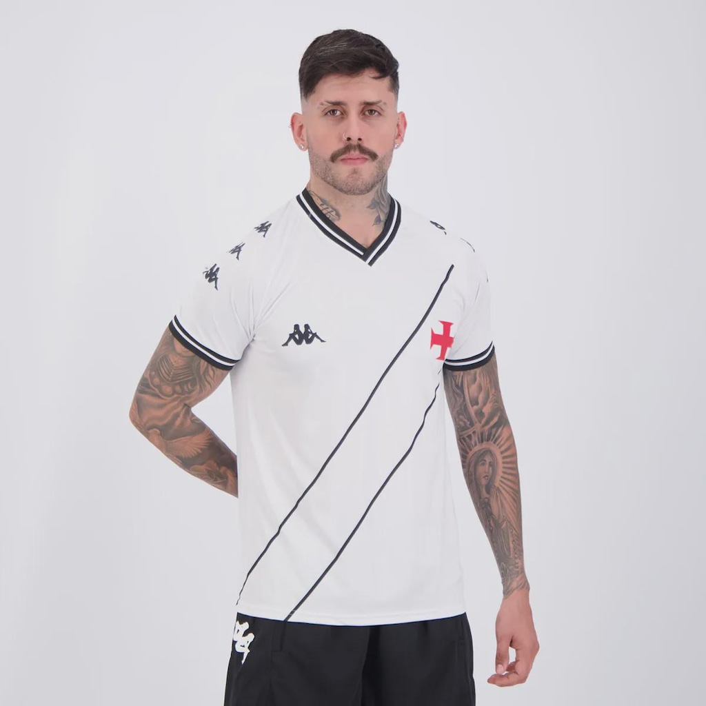 Imagem 2 do produto Camisa do Vasco Supporter Tradition Kappa Masculina