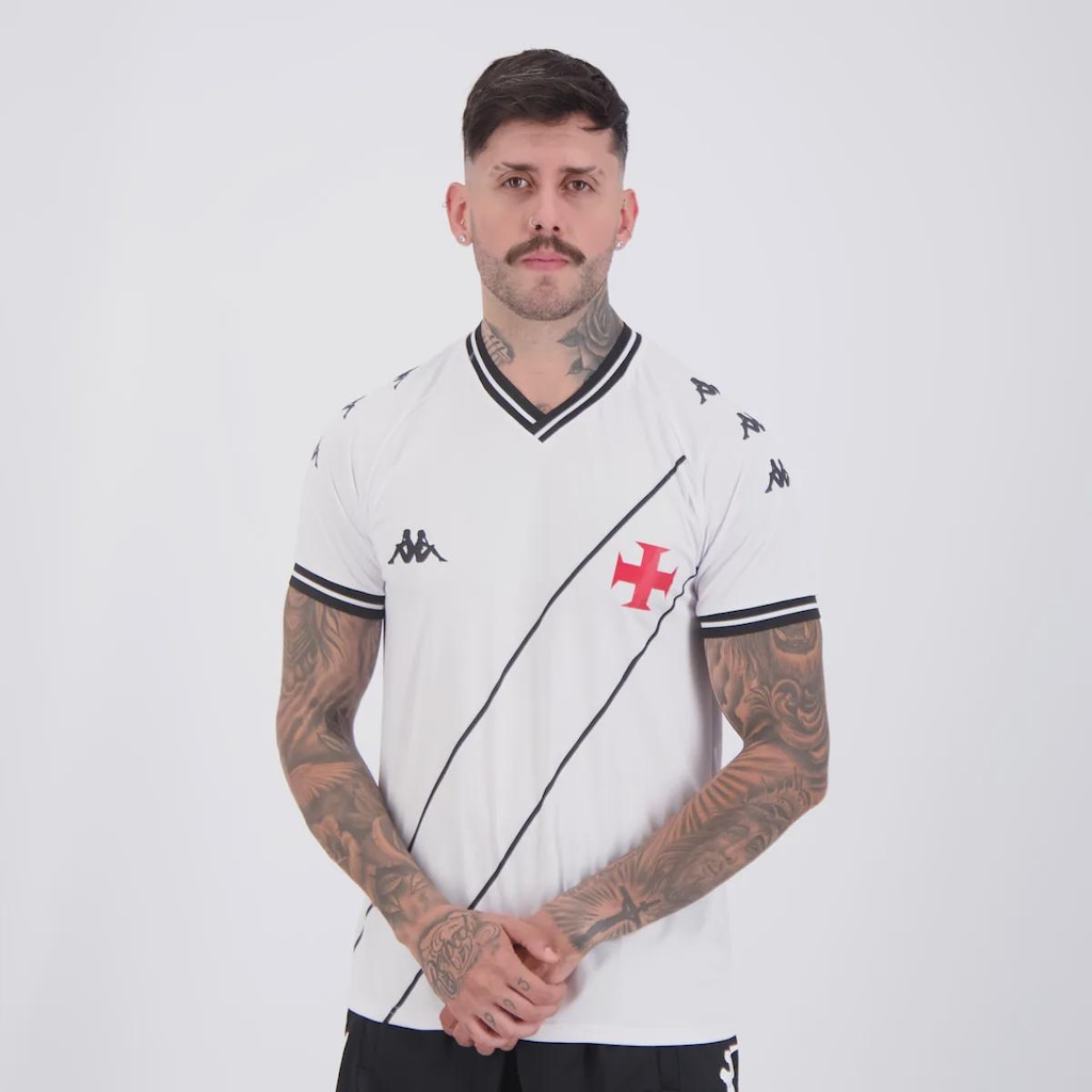 Imagem 3 do produto Camisa do Vasco Supporter Tradition Kappa Masculina