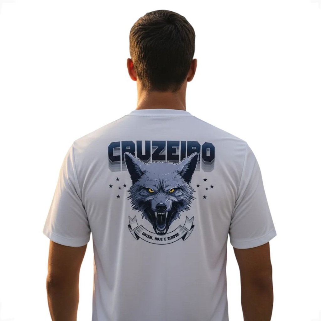 Imagem 2 do produto Camiseta Cruzeiro Surf Center Clássica Ontem Hoje e Sempre Masculina