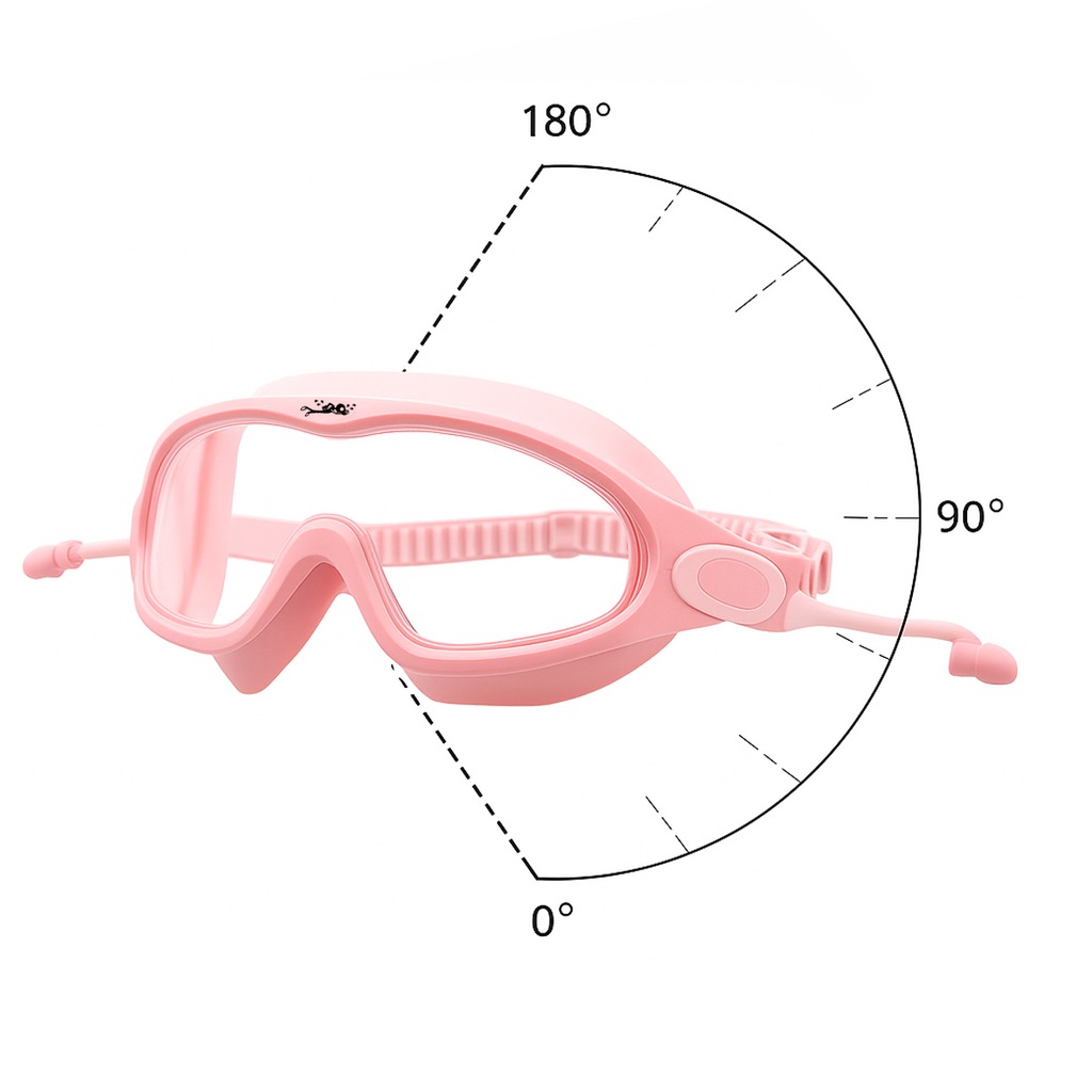 Imagem 2 do produto Máscara de Natação Gold Sports Panoramic Vision Infantil 10.0 High Definition