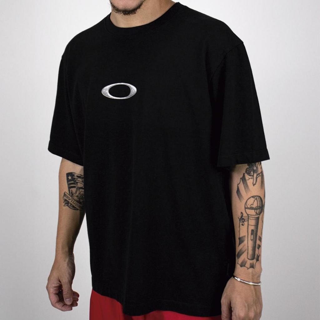 Imagem 4 do produto Camiseta Oakley Hetitage Ellipse Metal SS Tee Masculina
