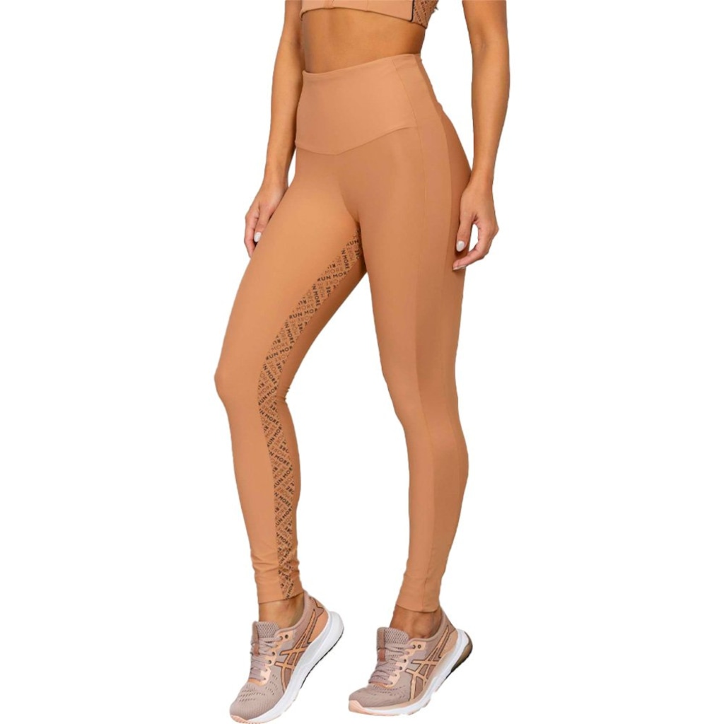 Imagem 3 do produto Calça Legging Run More Barriga Zero Monograma Feminina