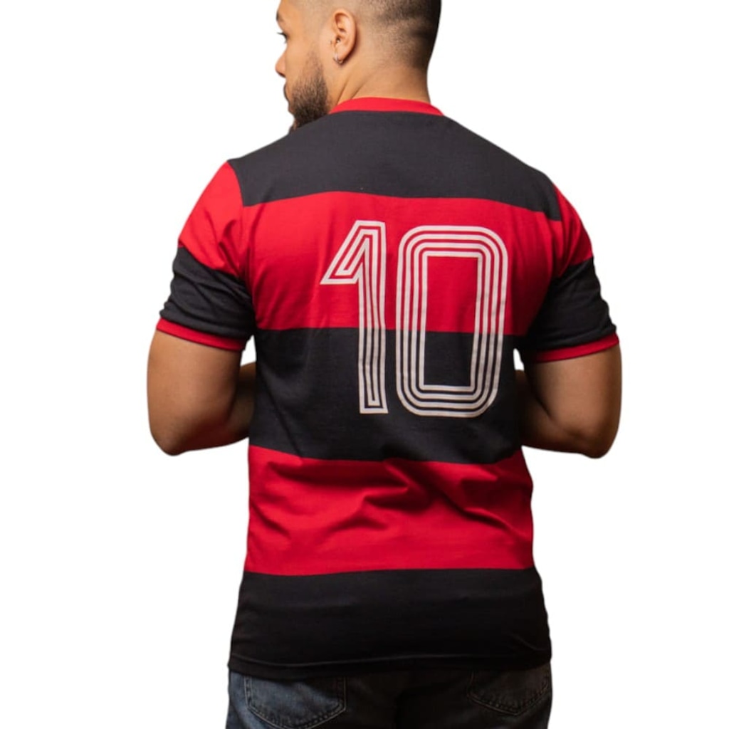 Imagem 2 do produto Camiseta Flamengo Zico Libertadores 81 Masculina