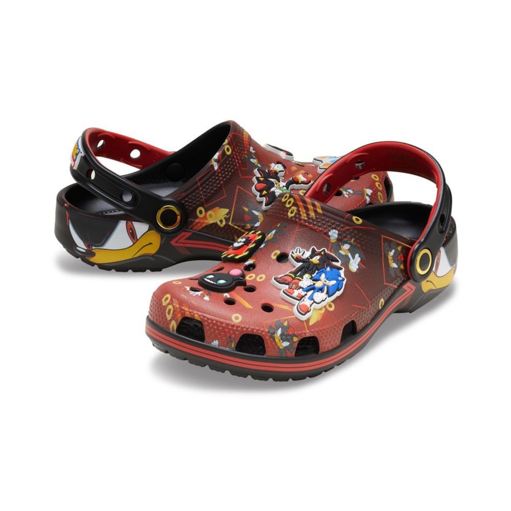 Imagem 3 do produto Sandália Unissex Crocs Shadow Print Classic Clog T Multi
