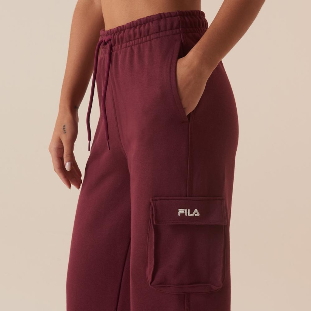 Imagem 4 do produto Calça Fila Comfort Cargo Letter Feminina