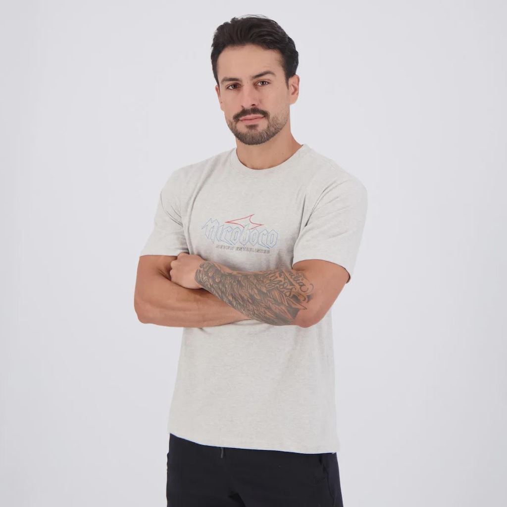 Imagem 3 do produto Camiseta Nicoboco Lush Cinza Masculina