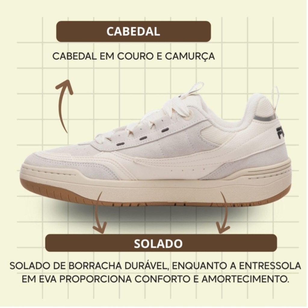 Imagem 3 do produto Tênis Masculino Fila X2K + 1 Par de Meia