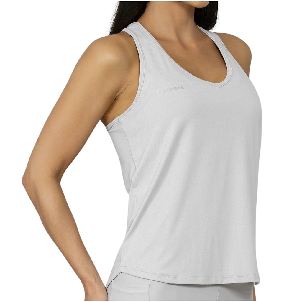 Imagem 2 do produto Camiseta Regata Run More Decote V Feminina