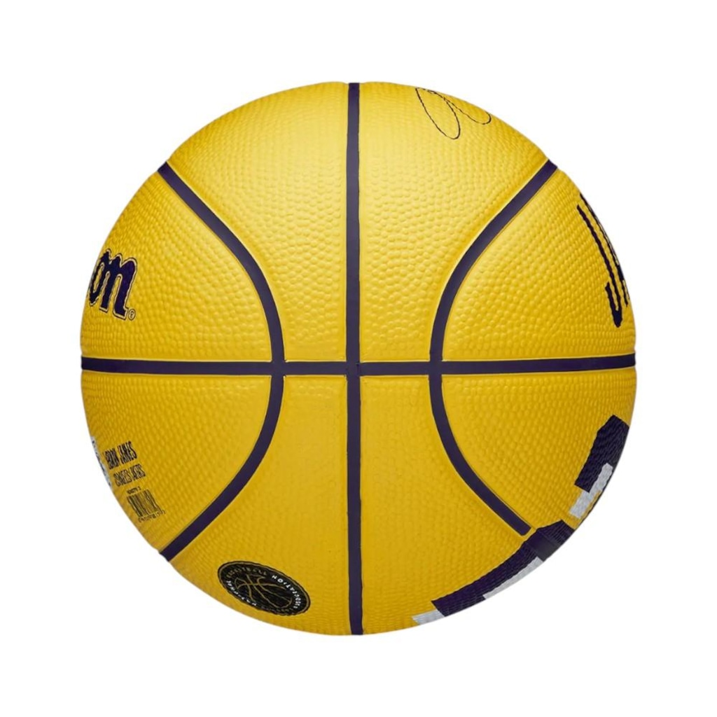 Imagem 4 do produto Bola de Basquete Wilson Player Icon Mini Lebron James 3