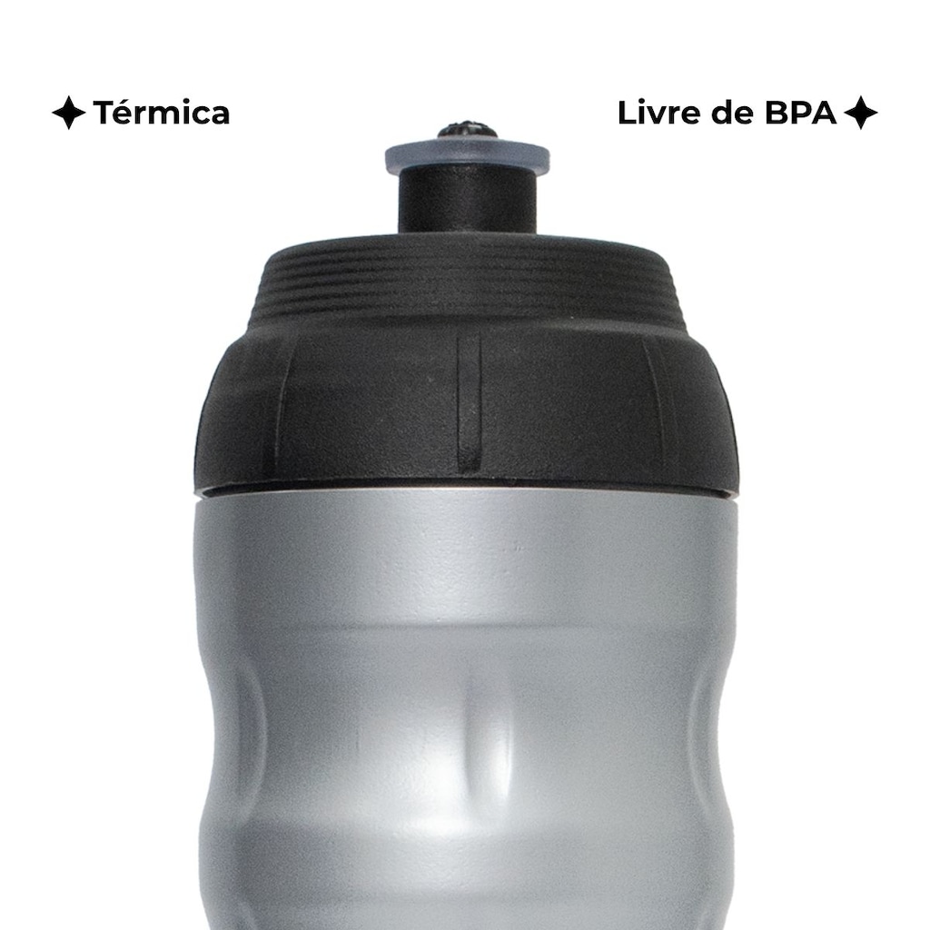 Imagem 2 do produto Caramanhola garrafa água bike TSW 550 ml Mod. 02 c/ suporte