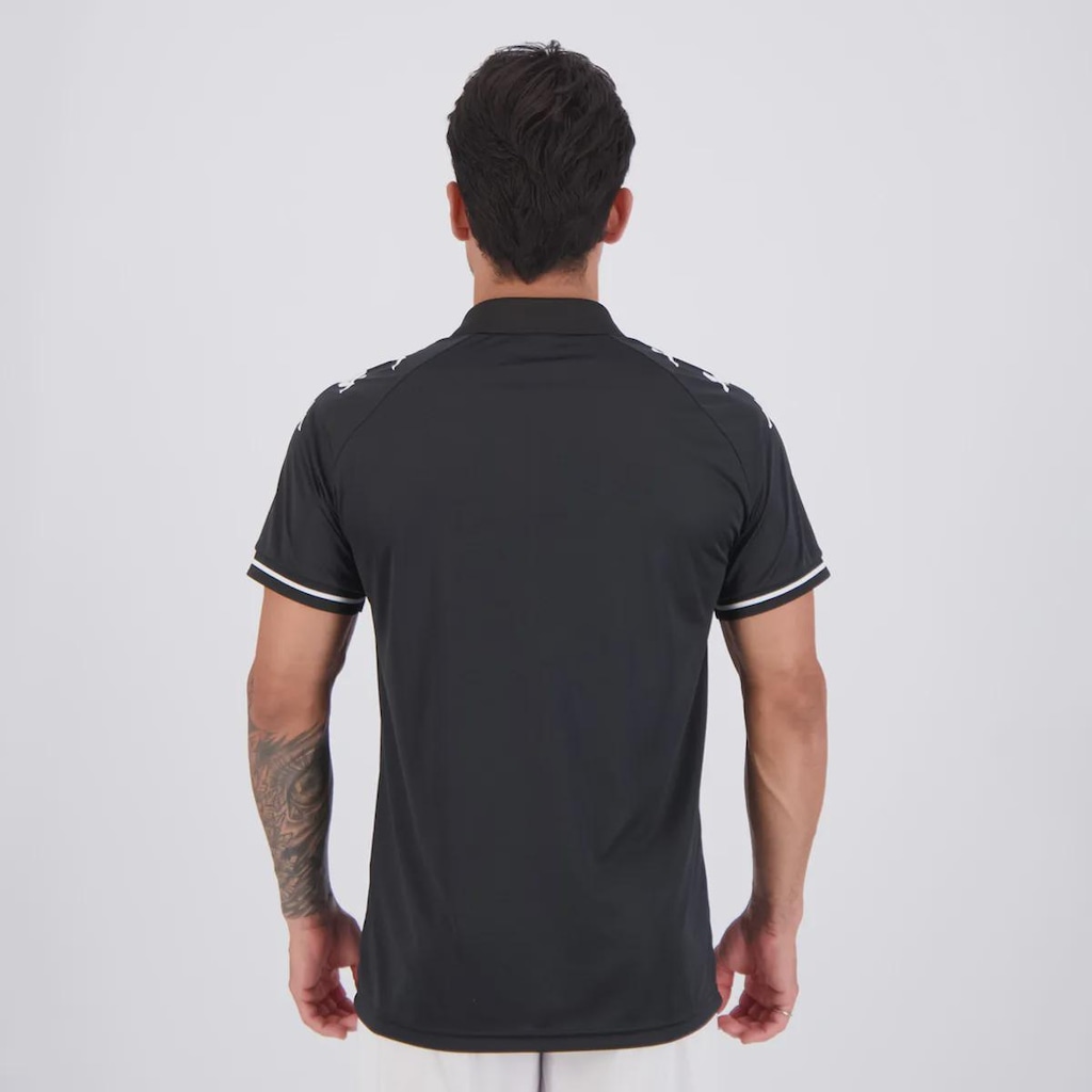 Imagem 4 do produto Camisa Polo Kappa Vasco Supporter Monochromatic Masculina