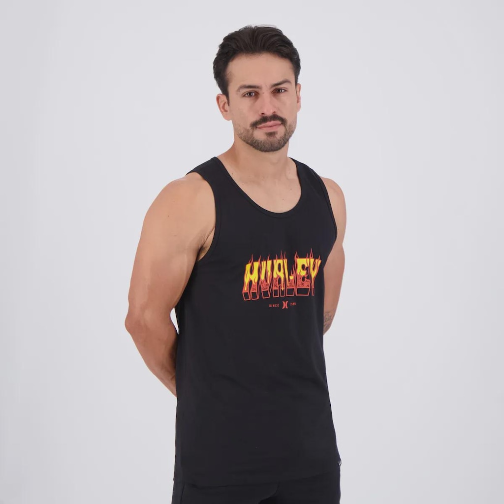Imagem 2 do produto Regata Hurley Silk Flame Masculina