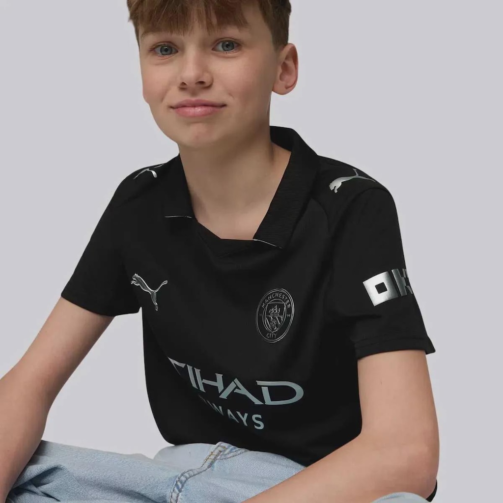 Imagem 4 do produto Camisa Manchester City Away 2026 Puma 7 Marmoush Infantil