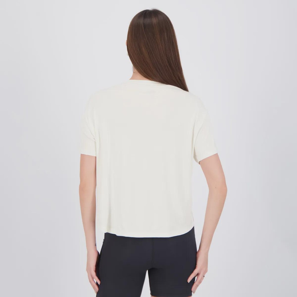 Imagem 4 do produto Camiseta Cropped New Balance Drapey Feminino