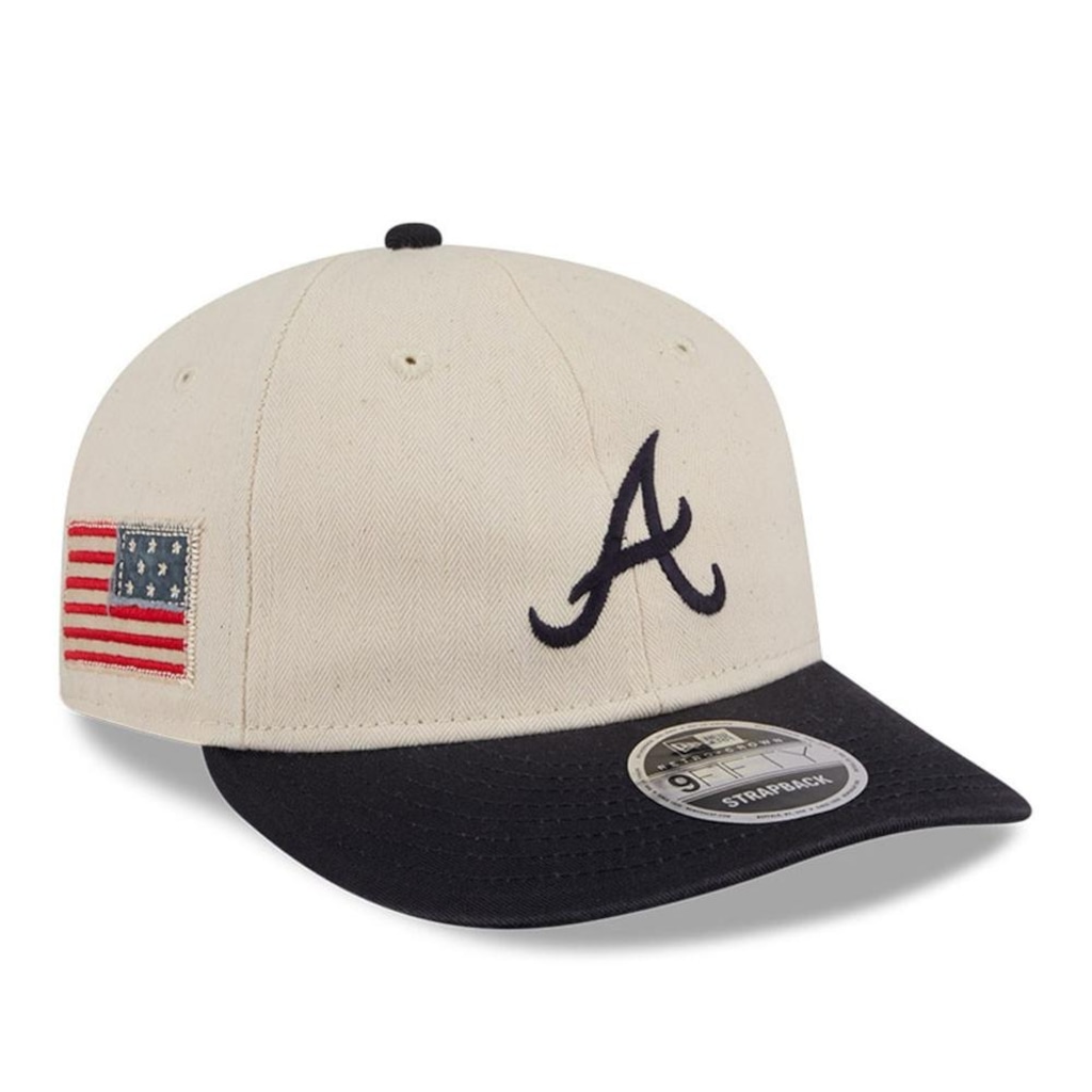Imagem 3 do produto Boné New Era 9Fifty Retro Crown SN Atlanta Braves MLB Masculino