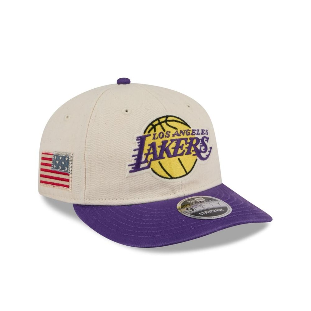 Imagem 3 do produto Boné New Era 9Fifty Retro Crown SN Los Angeles Lakers NBA Masculino