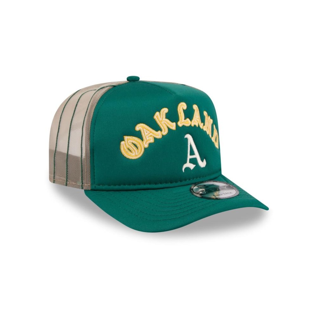 Imagem 3 do produto Boné New Era 9Forty A-Frame Snapback Oakland Athletics MLB Masculino
