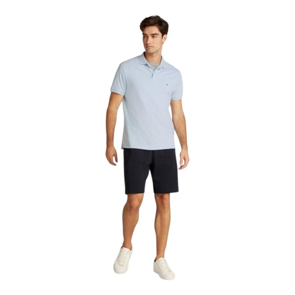 Imagem 2 do produto Camisa Polo Tommy Hilfiger Liquid Cotton Rwb Cuff Slim Masculina