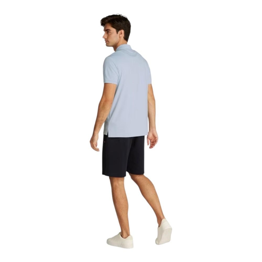Imagem 4 do produto Camisa Polo Tommy Hilfiger Liquid Cotton Rwb Cuff Slim Masculina