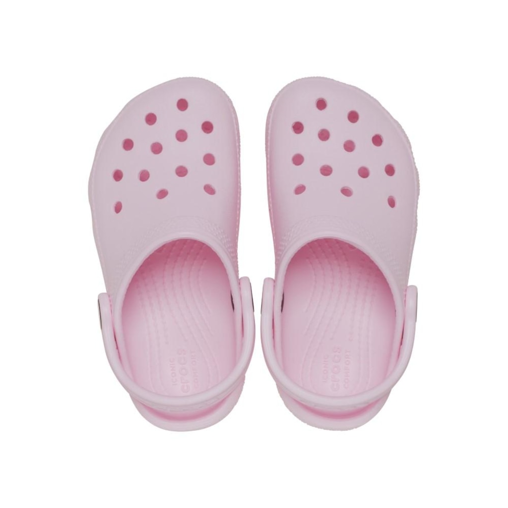 Imagem 5 do produto Sandália Crocs Classic Clog Kids Pink Milk - Infantil
