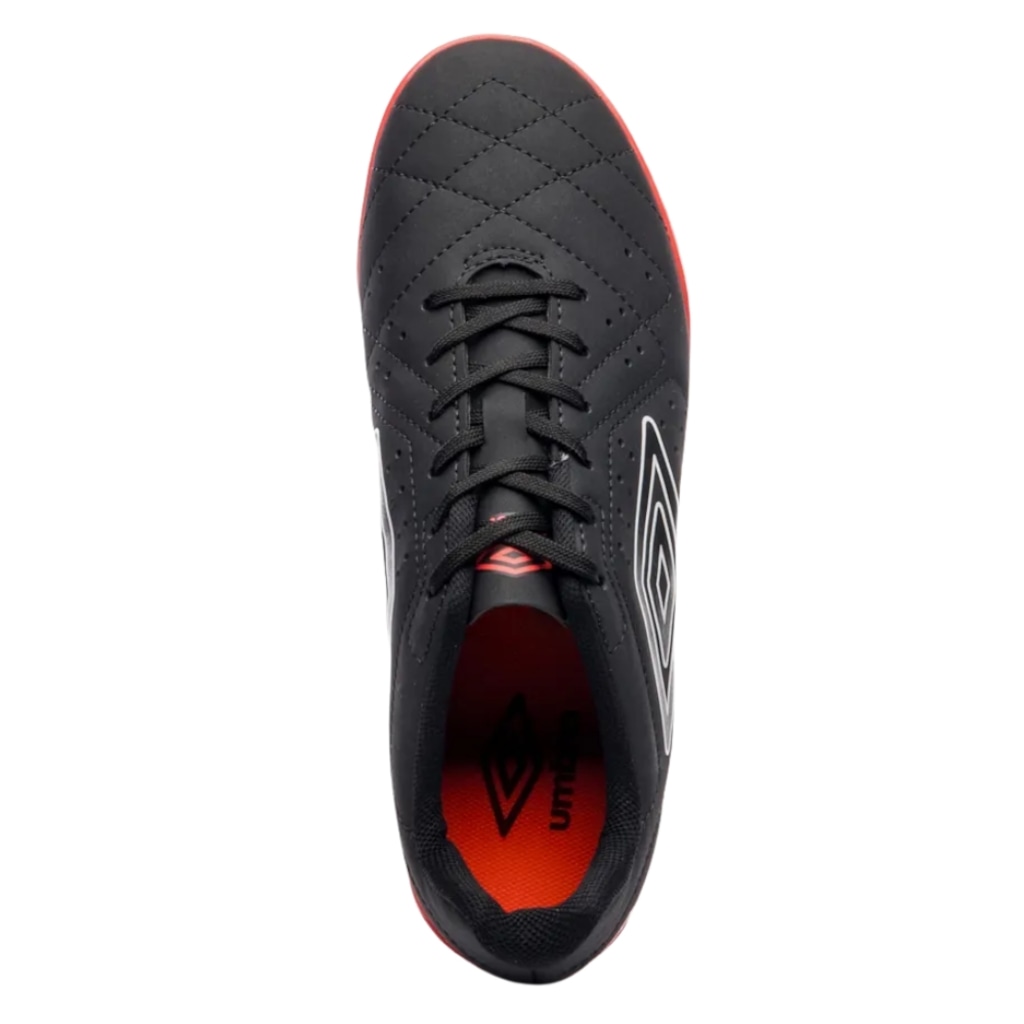 Imagem 4 do produto Chuteira De Society Umbro Neo Striker Preto e Vermelho - Masculino