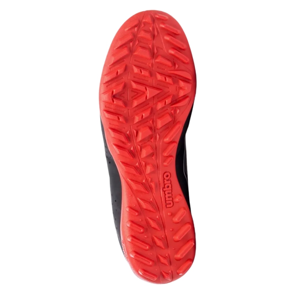 Imagem 5 do produto Chuteira De Society Umbro Neo Striker Preto e Vermelho - Masculino