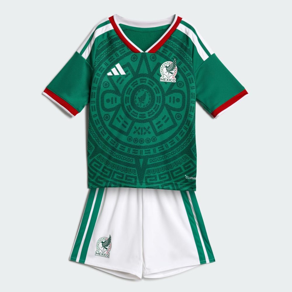 Imagem 2 do produto Kit Uniforme de Futebol México I 2026/27 adidas Infantil