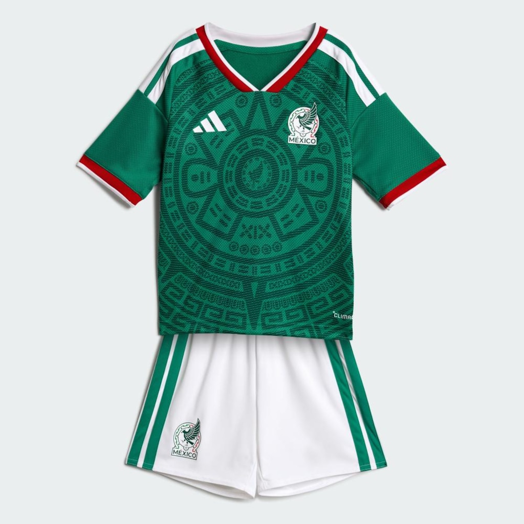 Imagem 3 do produto Kit Uniforme de Futebol México I 2026/27 adidas Infantil